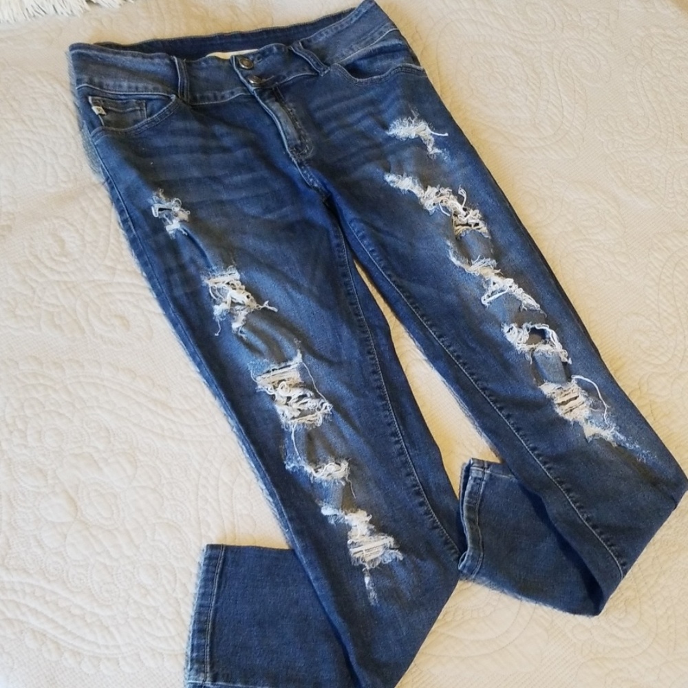 Ken Chan Skinny Ripped Jeans